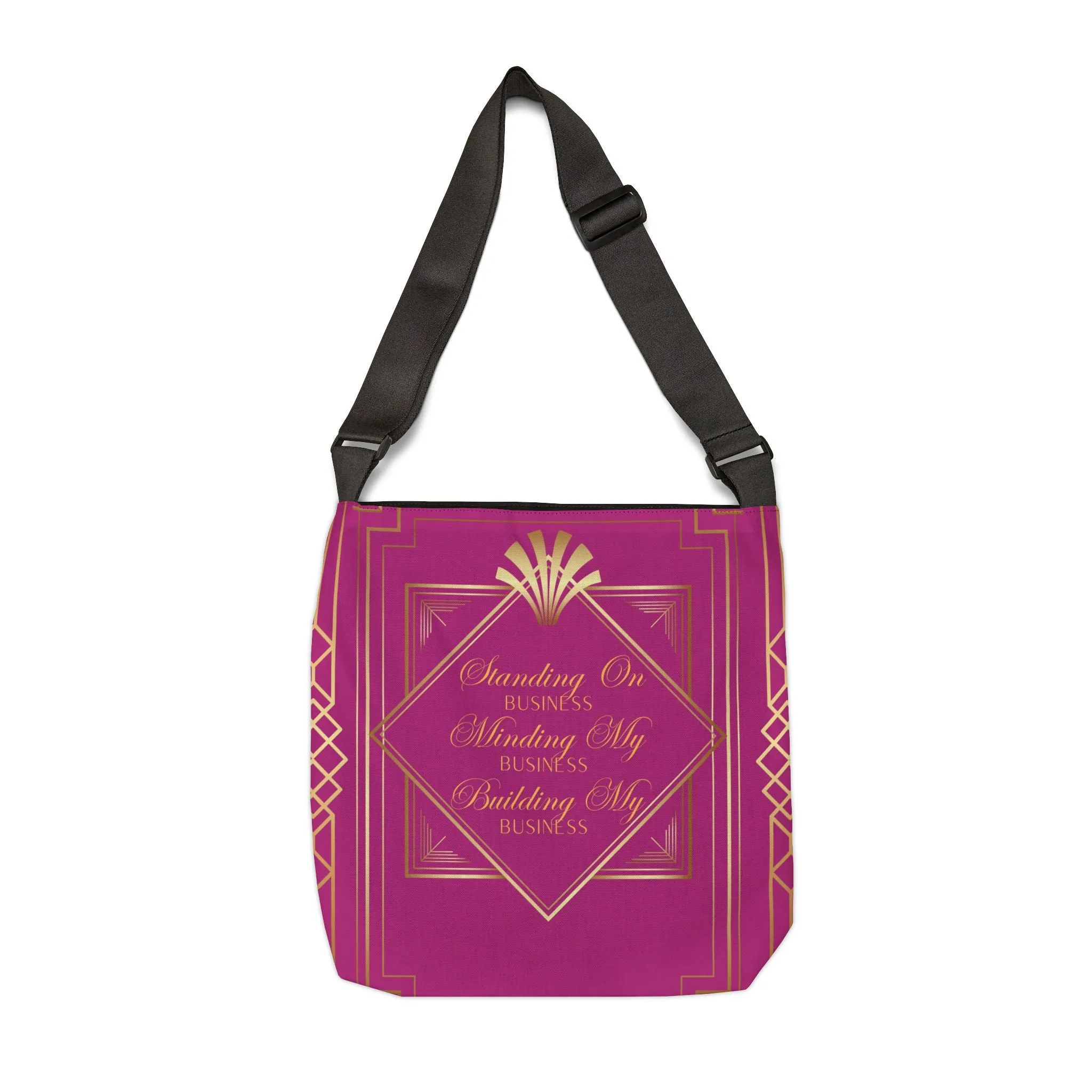 Business 2 (Pink) Adjustable Tote Bag (AOP)