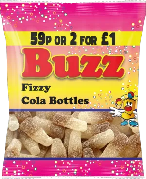 Buzz Sweets Fizzy Cola Bottles | Kids Bags