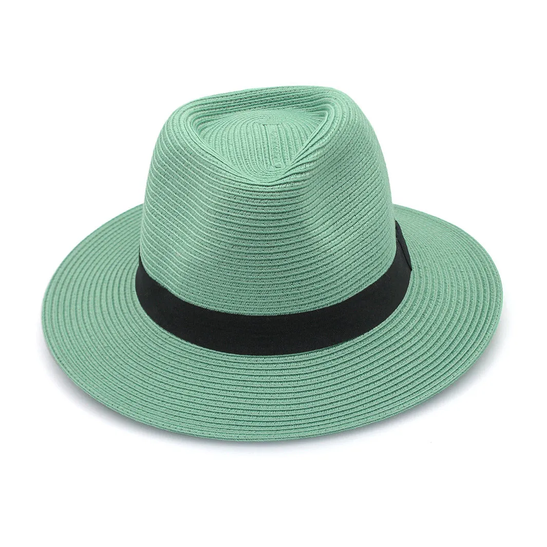 Café Fedora Hat - Mint Green