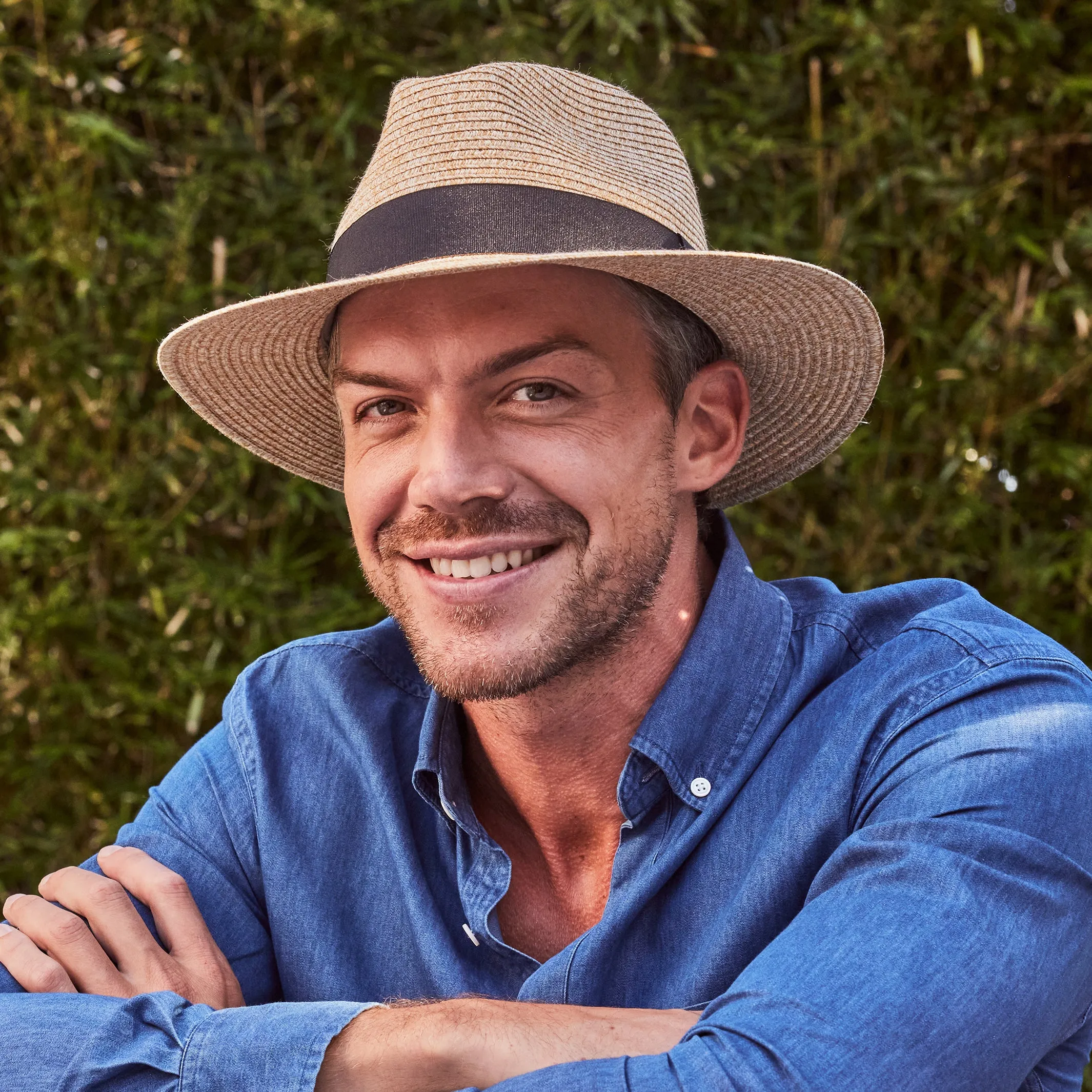 Café Fedora Hat - Natural