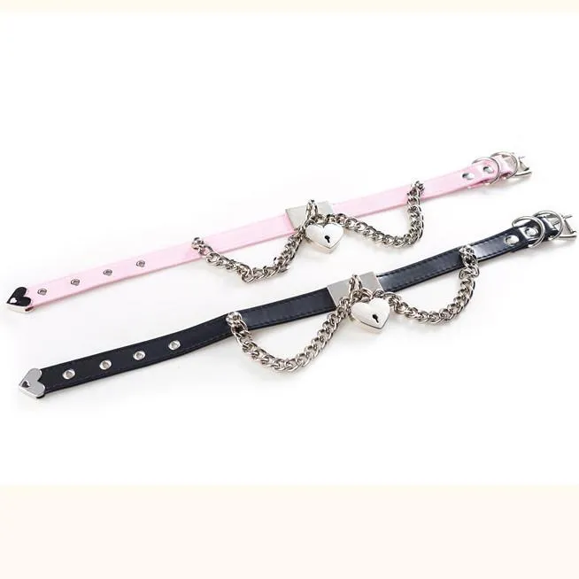 Chain Heart Locker Neck Strap Collar SD00101