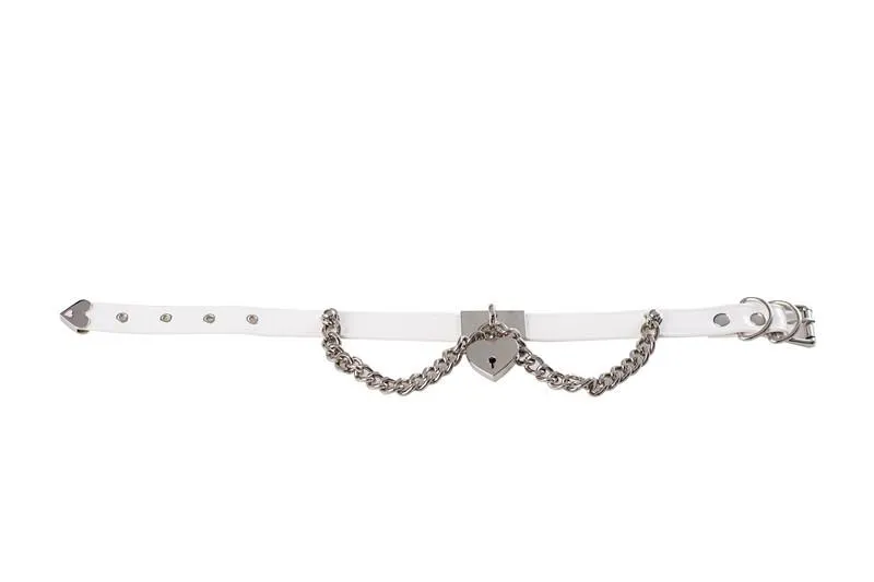 Chain Heart Locker Neck Strap Collar SD00101