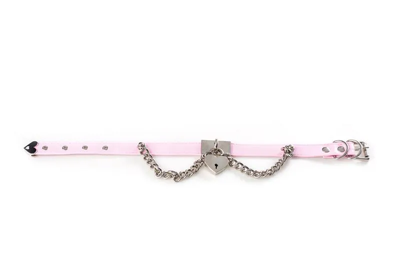 Chain Heart Locker Neck Strap Collar SD00101