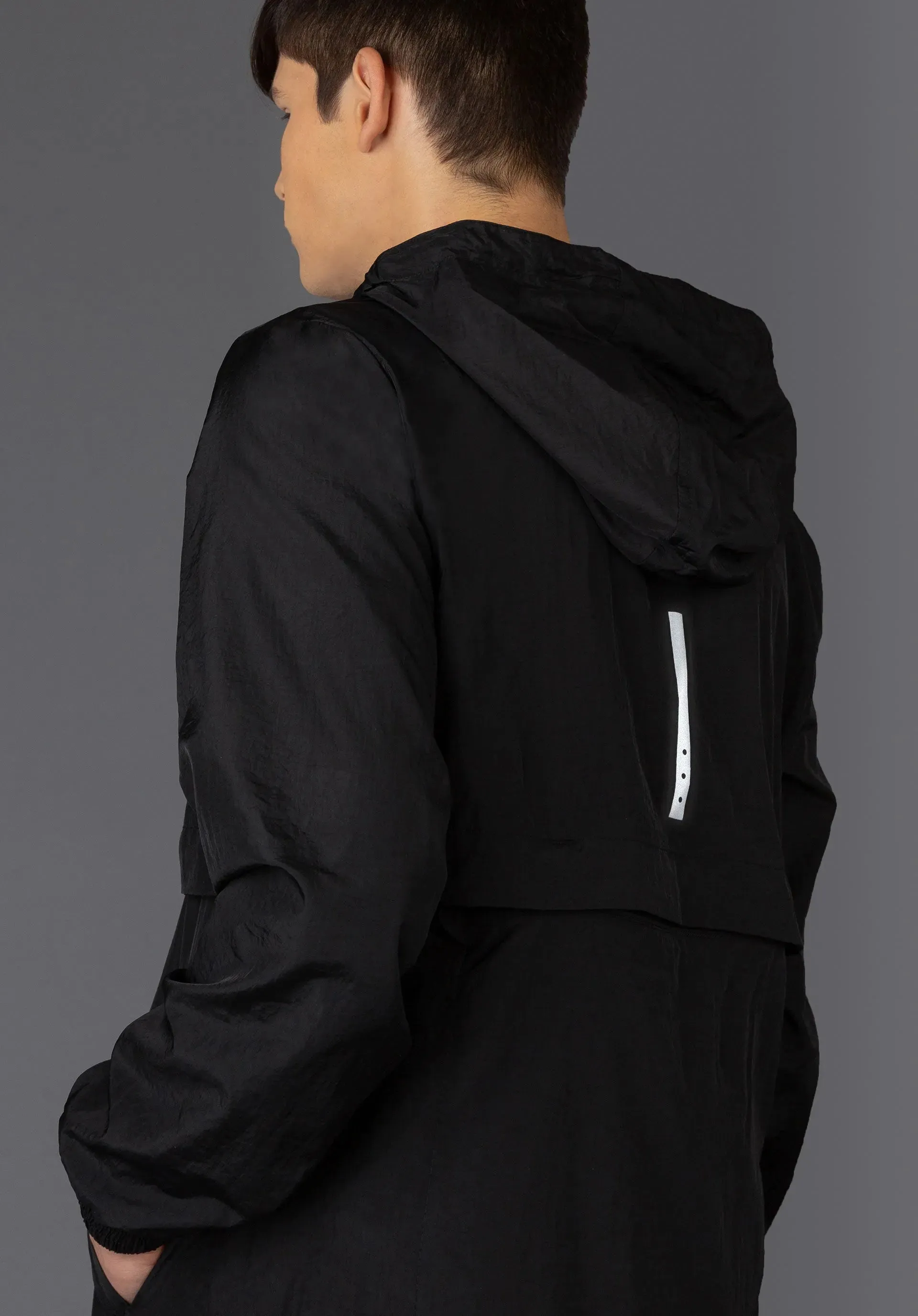 Chaqueta C/ Capucha Detalles Reflectantes