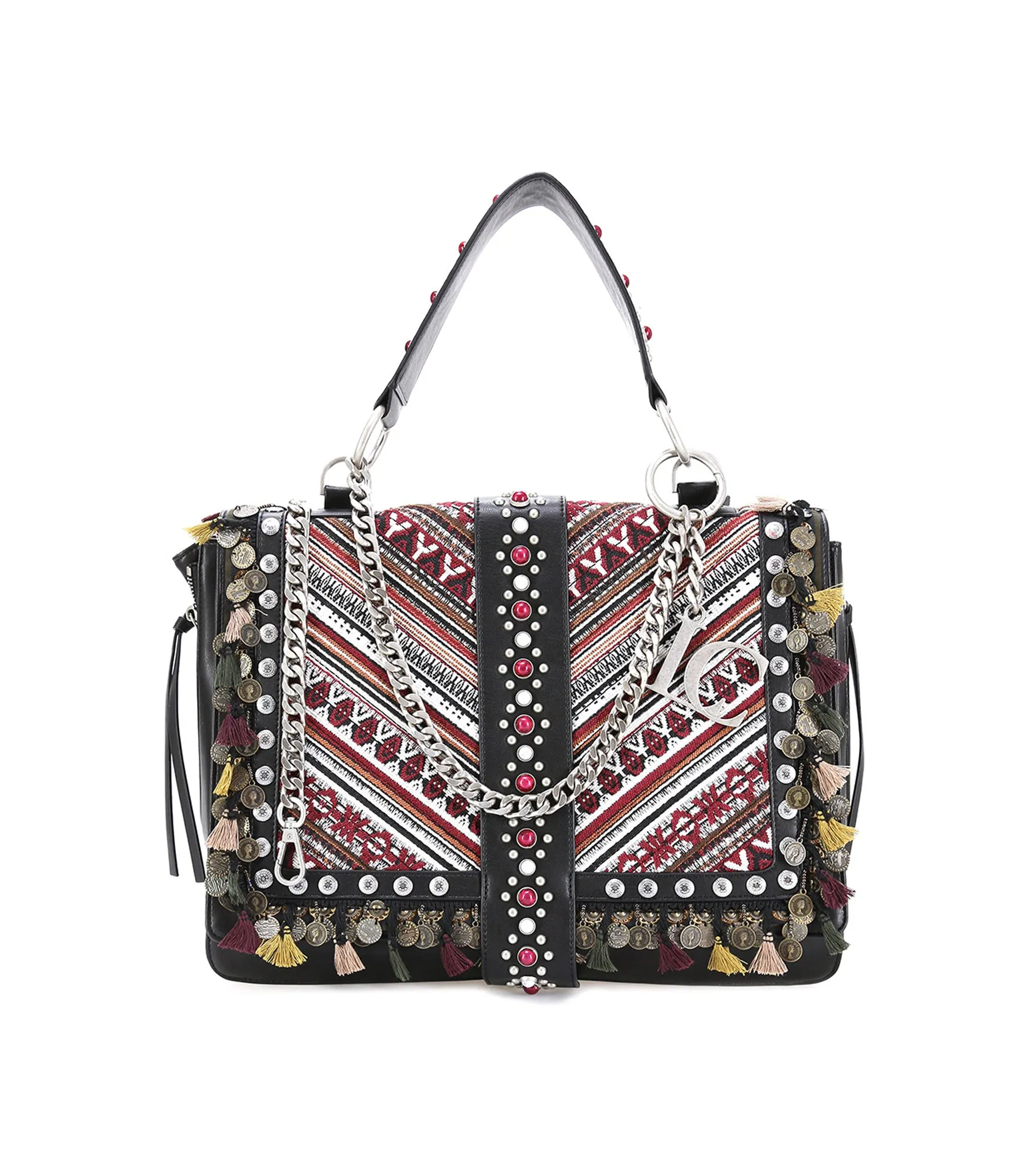 Cheyenne Large Shopping Tessuto   Ecopelle - Combi Black