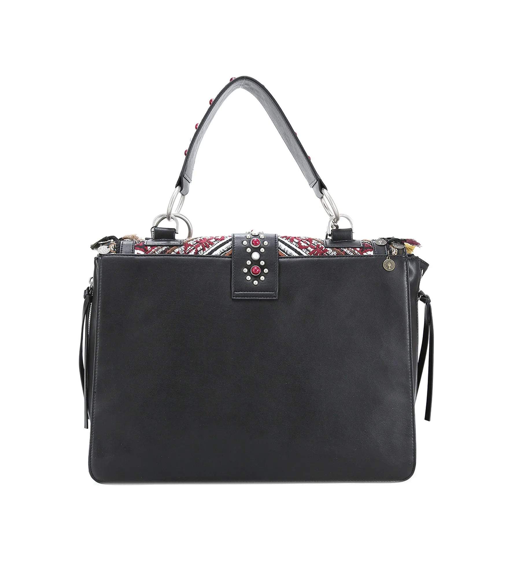 Cheyenne Large Shopping Tessuto   Ecopelle - Combi Black