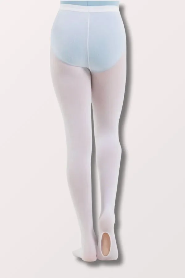 Children's Ultra Soft Transition Tights (Elastic) - White