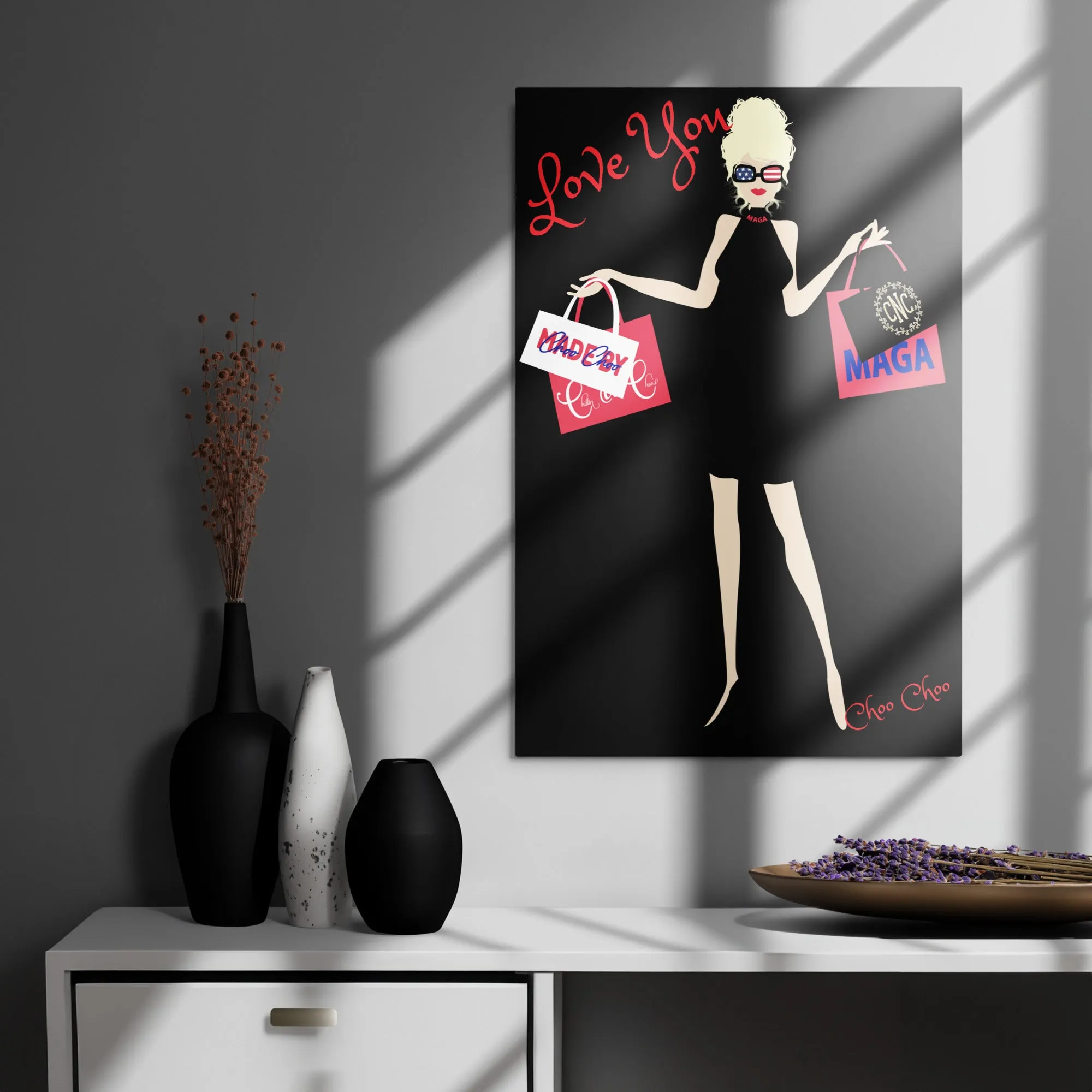 Choo Choo Shopping Logo Metal Prints Many Sizes
