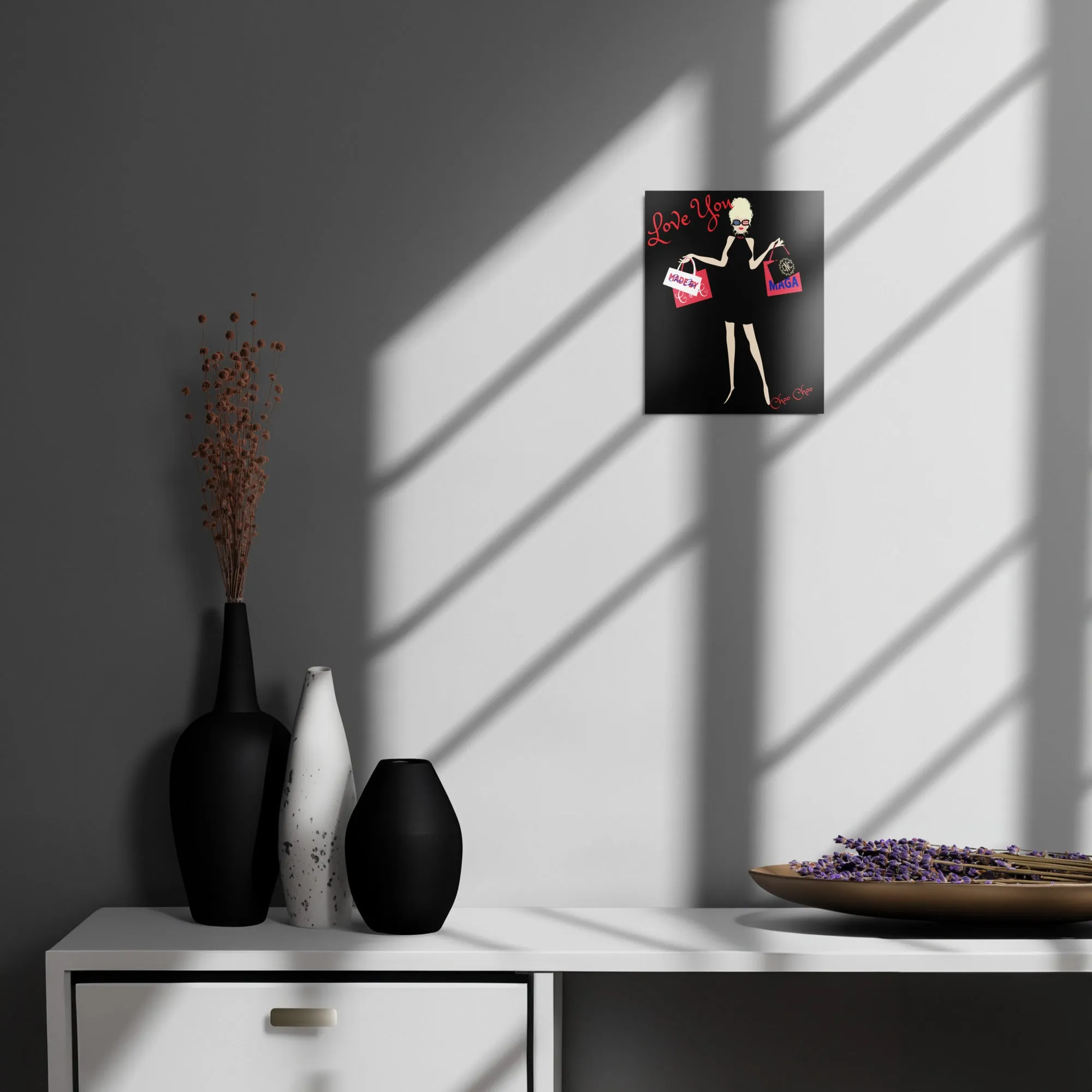 Choo Choo Shopping Logo Metal Prints Many Sizes