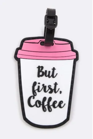 Coffee Time Luggage Tag