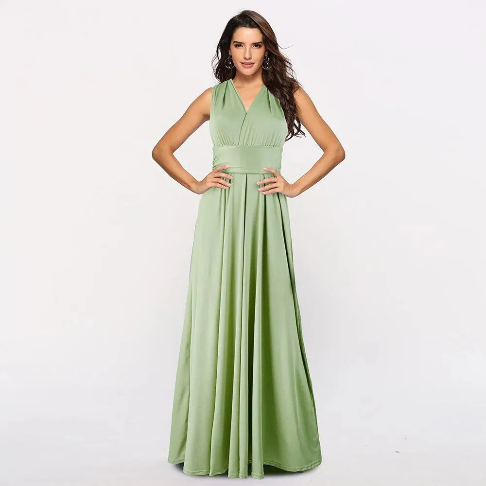 Convertible Maxi Club Dress