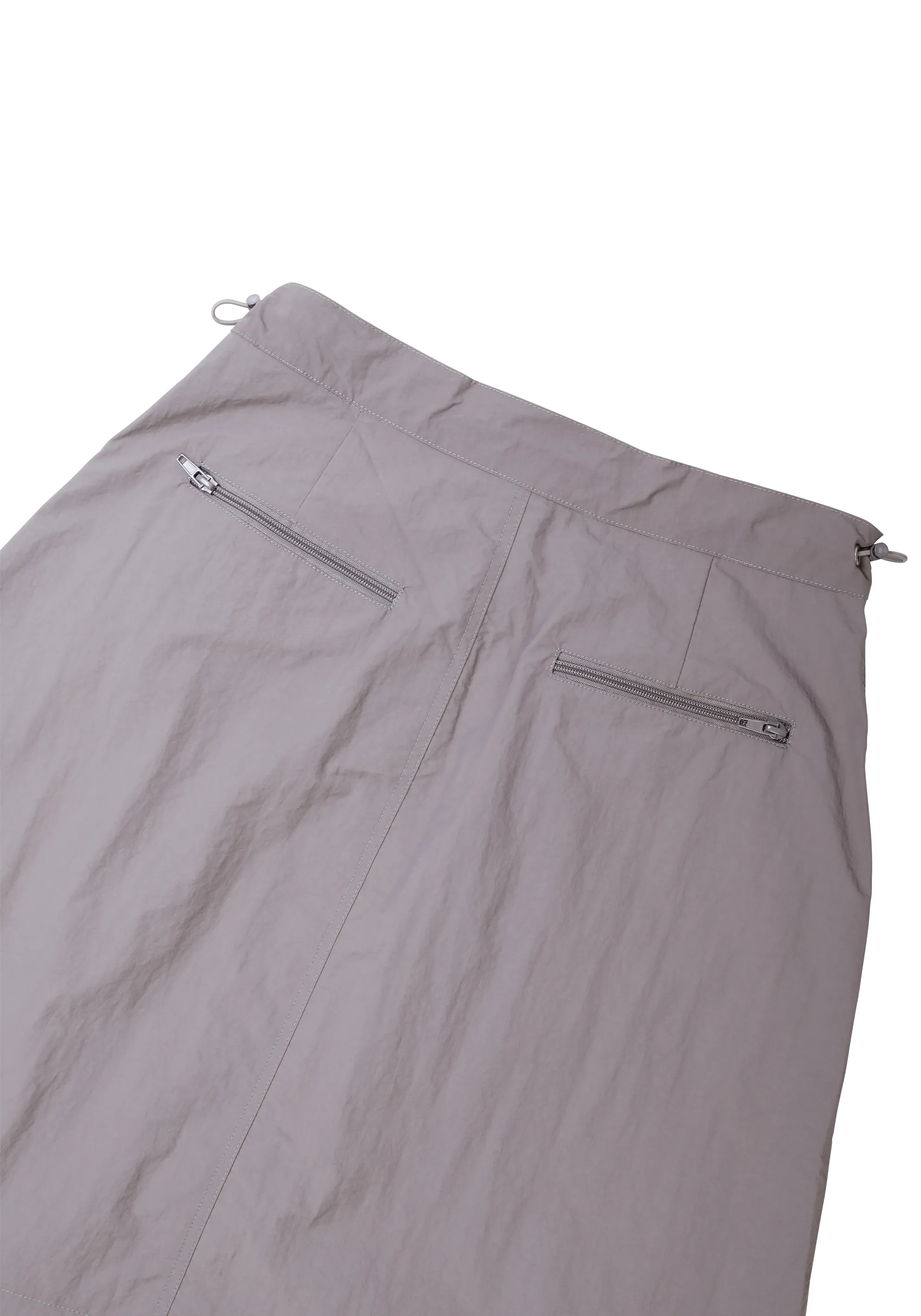 Convertible Nylon Skirt Charcoal (PRE ORDER TEST)