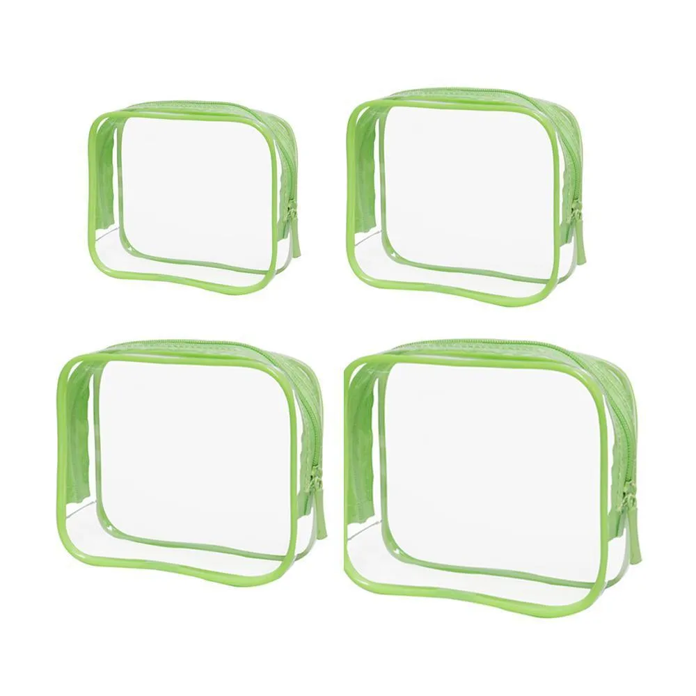 Cosmetic Bag PVC 4PCS 9Colors