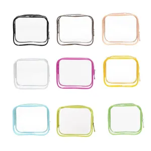 Cosmetic Bag PVC 4PCS 9Colors