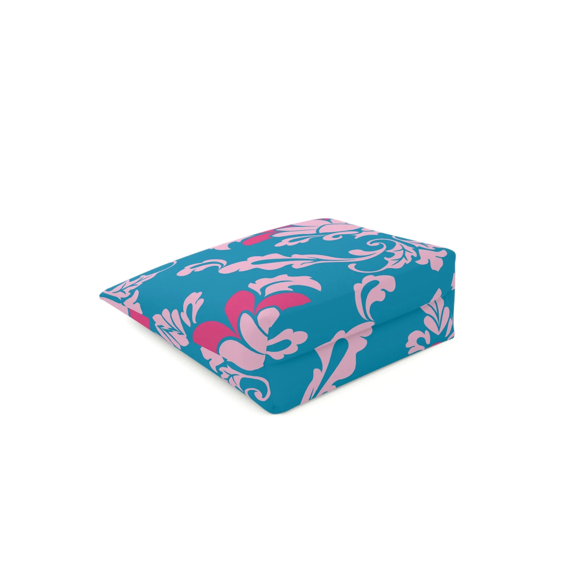 Cotton Cosmetic Bag Adult/Teen Makeup Bag Unisex Hot Pink Teal-Blue Customizable Put your Favorite Photo or Slogan, Or Name on THis tiffany.trillo@icloud.com