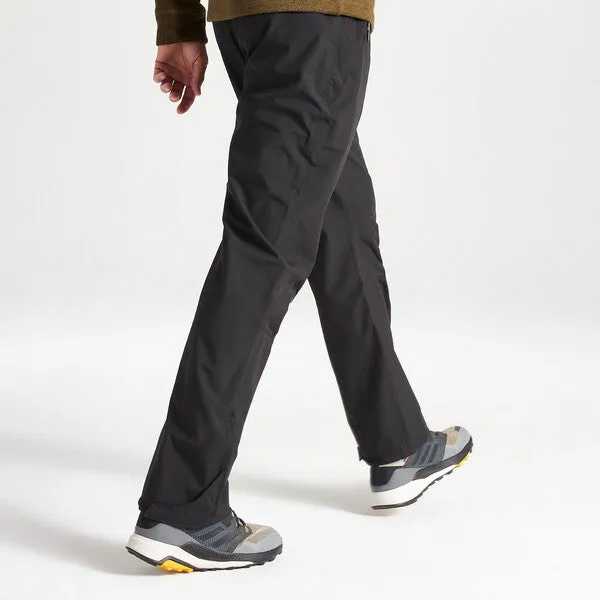 Craghoppers Men's Stefan II Black Waterproof Trousers | Black CMW807