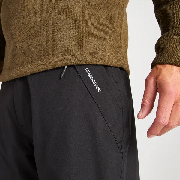 Craghoppers Men's Stefan II Black Waterproof Trousers | Black CMW807