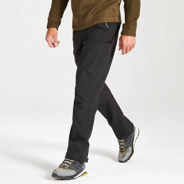 Craghoppers Men's Stefan II Black Waterproof Trousers | Black CMW807