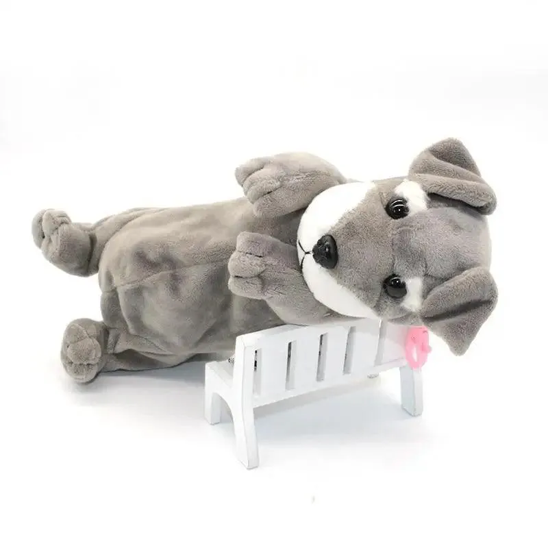 Cute Cartoon Dog Pencil Case For Teen Girls Cosmetic Bag Vintage Lightweight Stationery School Case