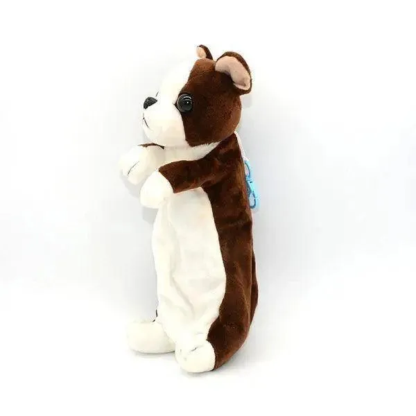 Cute Cartoon Dog Pencil Case For Teen Girls Cosmetic Bag Vintage Lightweight Stationery School Case