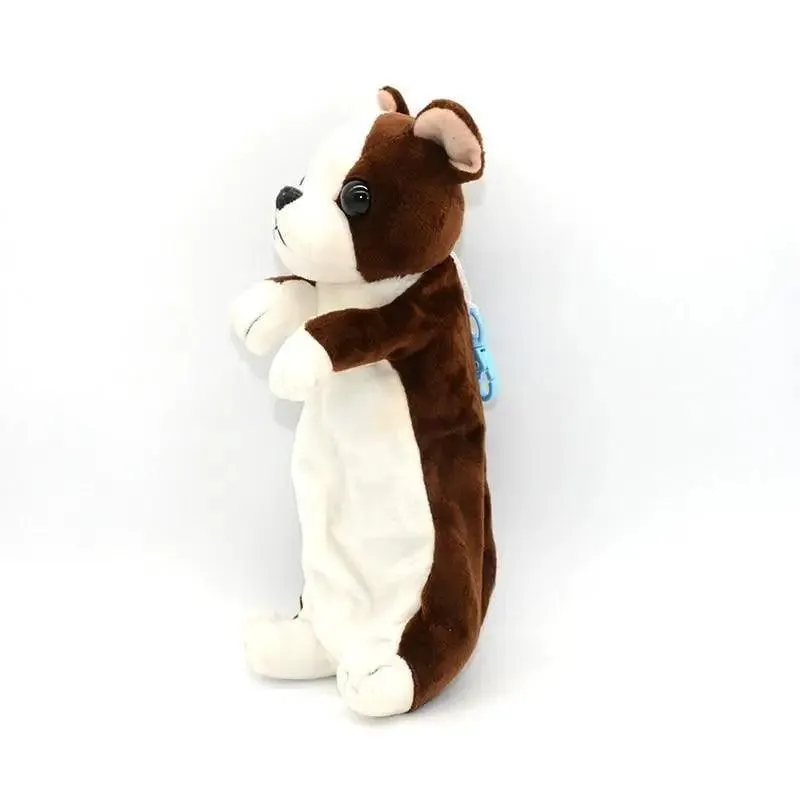 Cute Cartoon Dog Pencil Case For Teen Girls Cosmetic Bag Vintage Lightweight Stationery School Case
