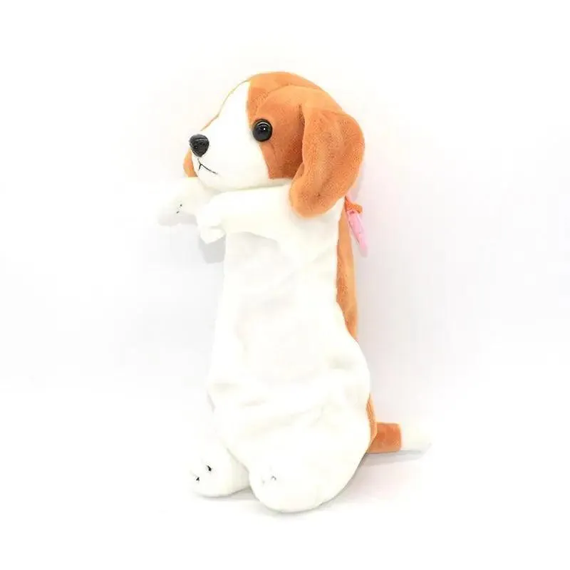 Cute Cartoon Dog Pencil Case For Teen Girls Cosmetic Bag Vintage Lightweight Stationery School Case