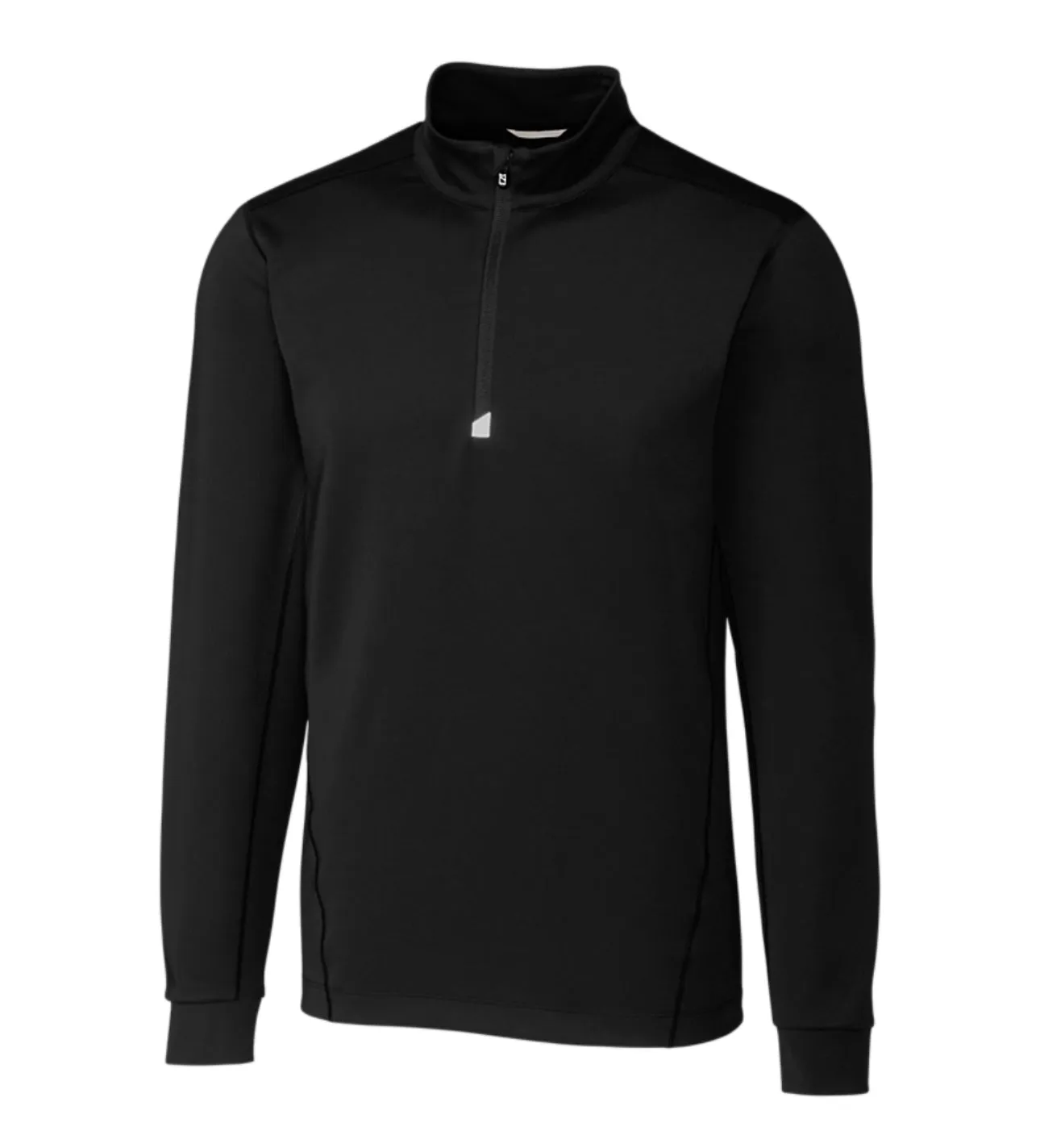 Cutter & Buck Traverse Stretch Quarter Zip Pullover - Black