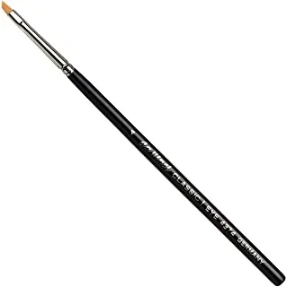 da Vinci Brushes Cosmetic Eyeliner Series 4374 Size 4 • Angled Eyeliner Brush for Eyebrow, Eye Shadow and Eyeliner Techniques • Synthetic • Cruelty Free • Vegan (43744)