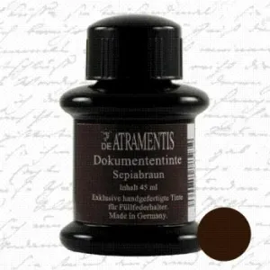 De Atramentis Document Ink Sepia Brown 45ml