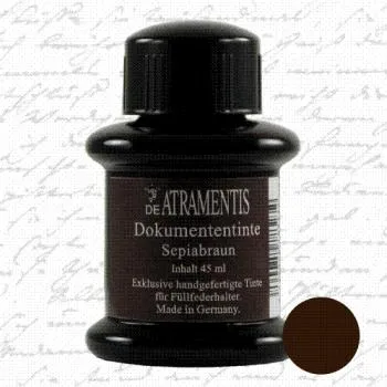 De Atramentis Document Ink Sepia Brown 45ml