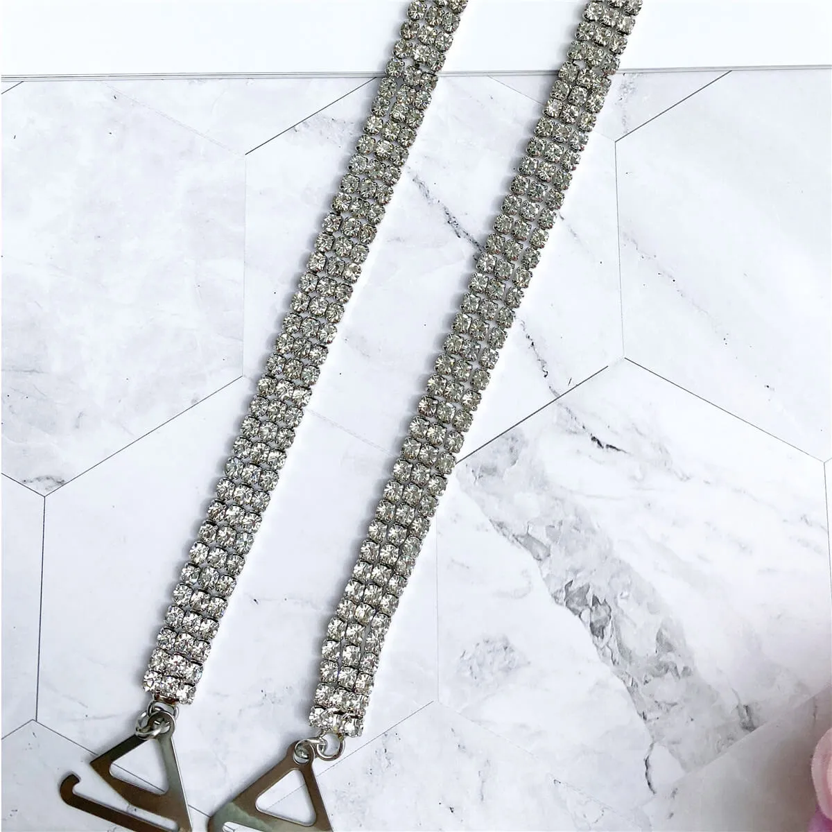 Decorative Rhinestone Bra Strap