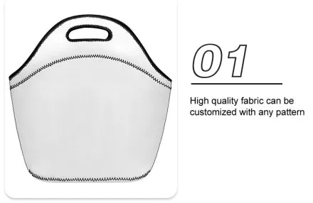 Design Your Own Large-capacity Neoprene Insulated Handheld Lunch Bag