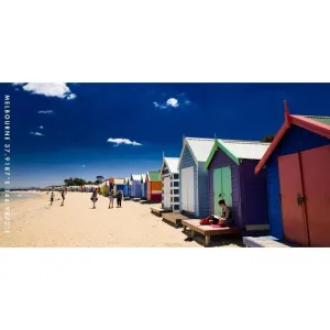 DESTINATION LABEL Towel -  Brighton Boxes