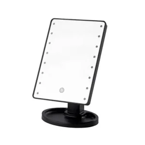 Dim-able 180 Degree LED Touch Screen Lighted Cosmetic Mirror