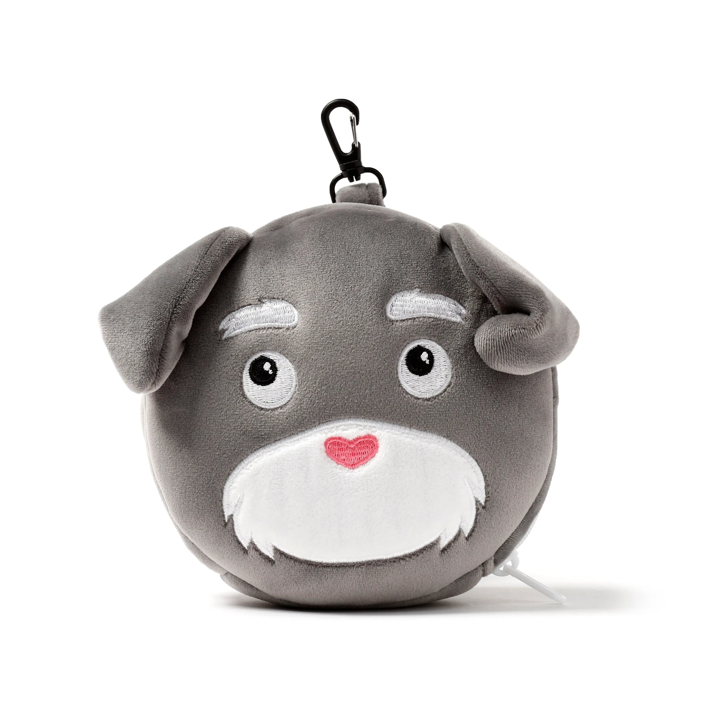 Dog Squad Relaxeazzz Plush Round Travel Pillow & Eye Mask Set