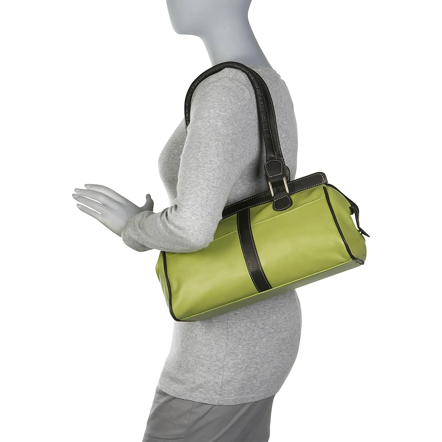 DOUBLE HANDLE HANDBAG