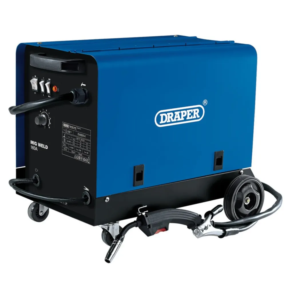 Draper Gas/Gasless MIG Welder 160A - EX-D
