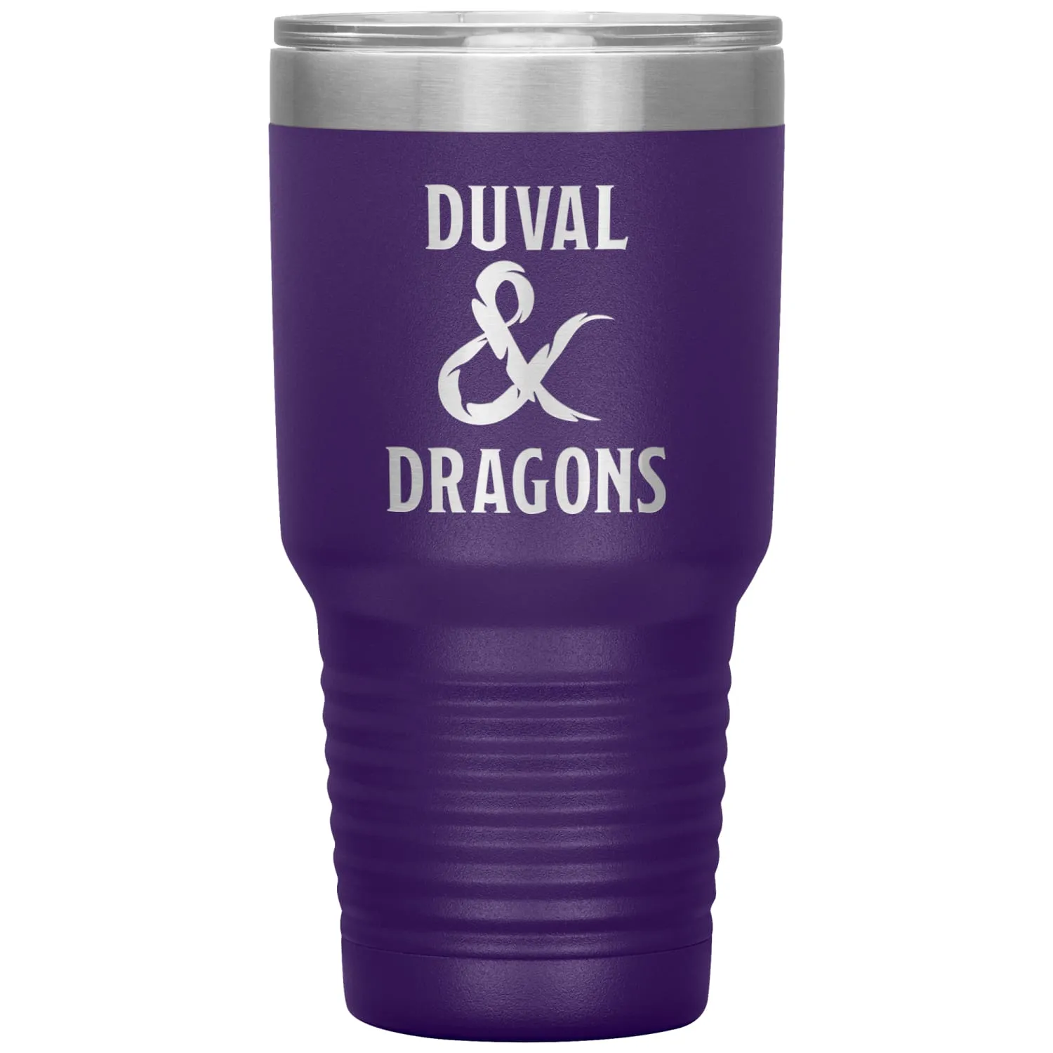Duval & Dragons Logo 30oz Vacuum Tumbler
