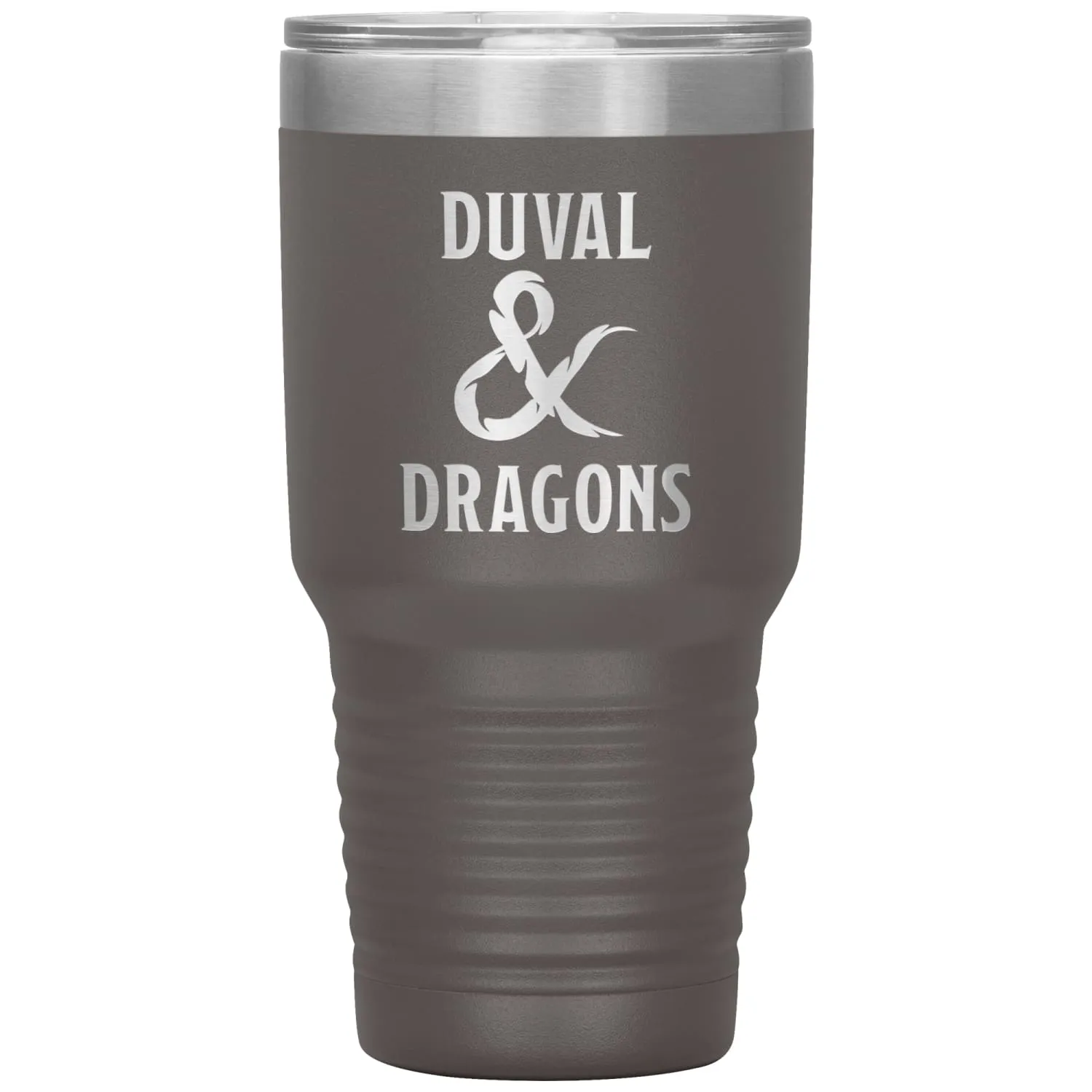 Duval & Dragons Logo 30oz Vacuum Tumbler