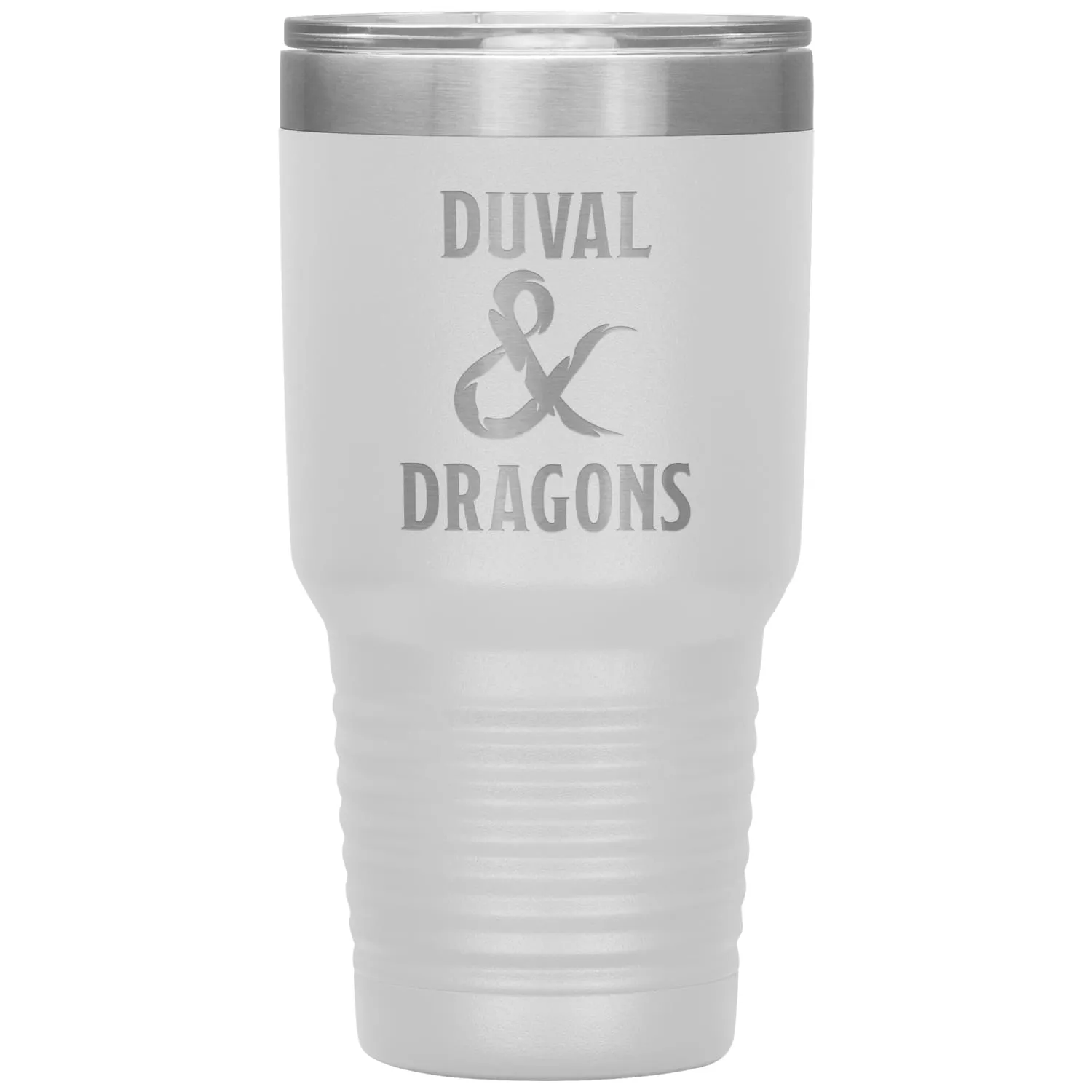 Duval & Dragons Logo 30oz Vacuum Tumbler