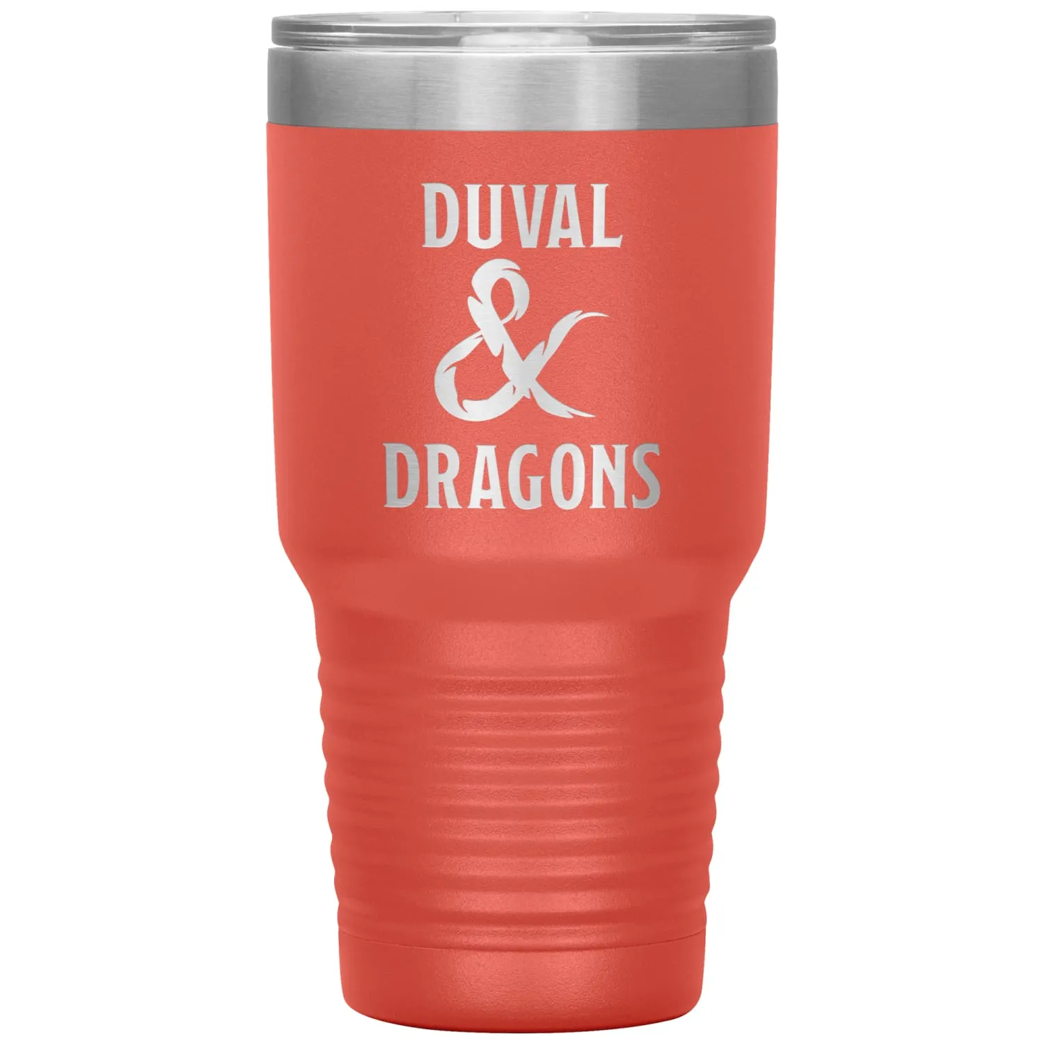 Duval & Dragons Logo 30oz Vacuum Tumbler