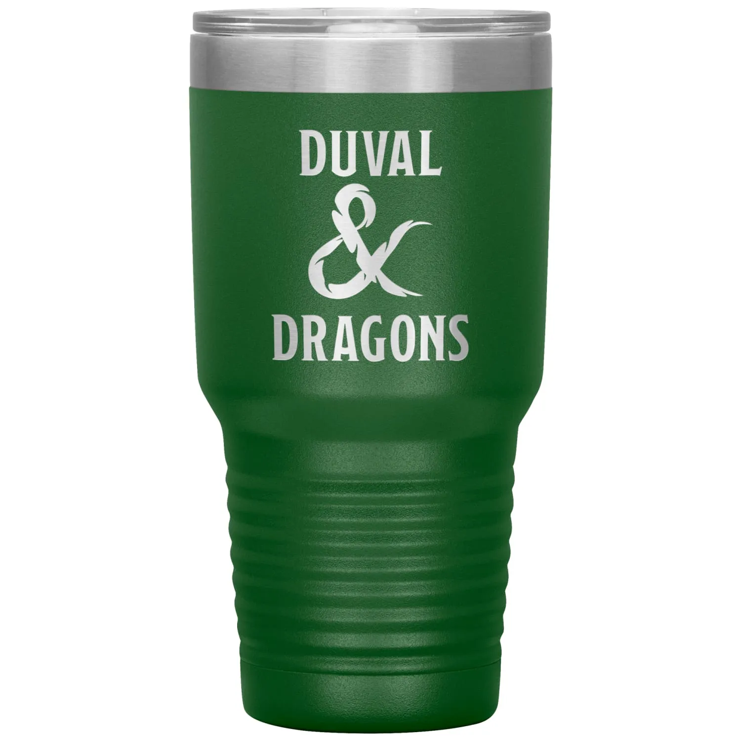Duval & Dragons Logo 30oz Vacuum Tumbler