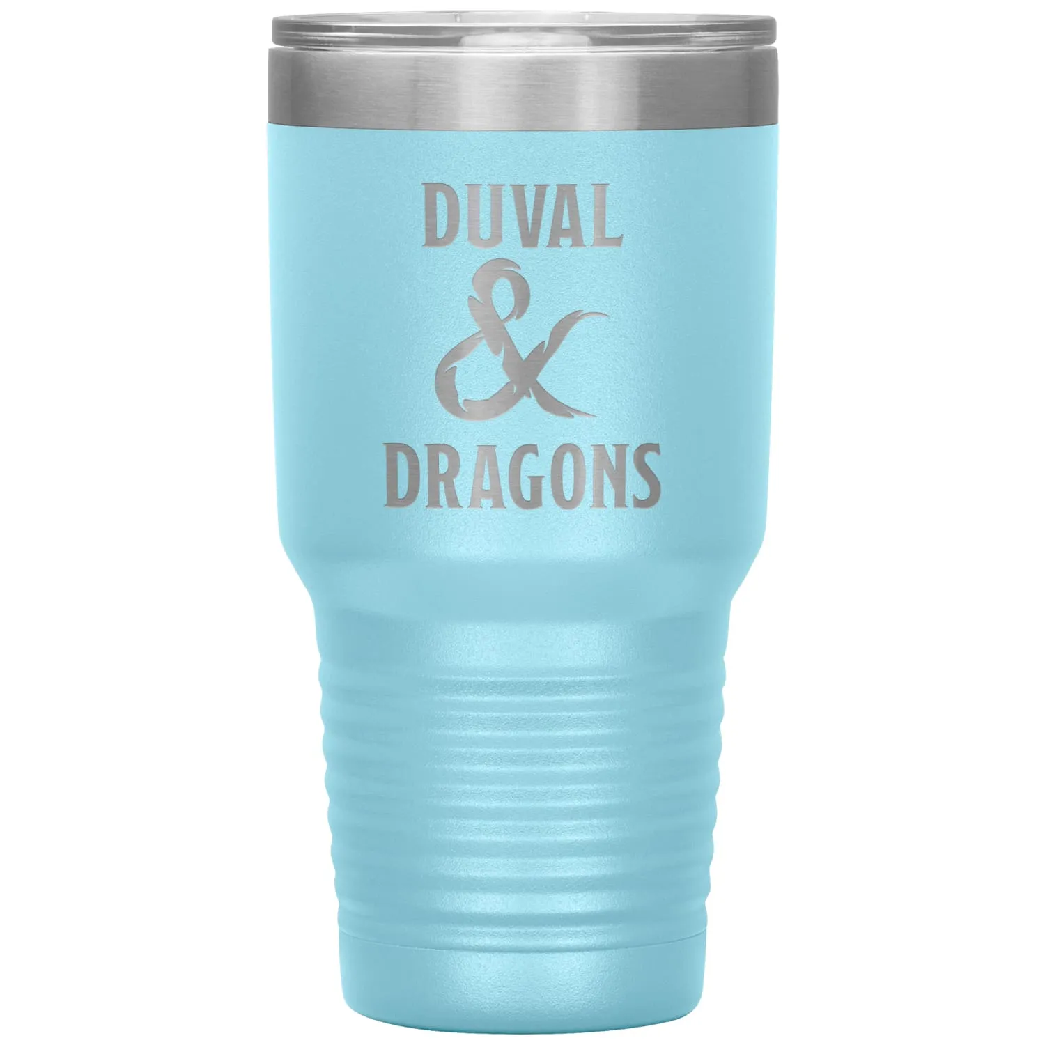 Duval & Dragons Logo 30oz Vacuum Tumbler