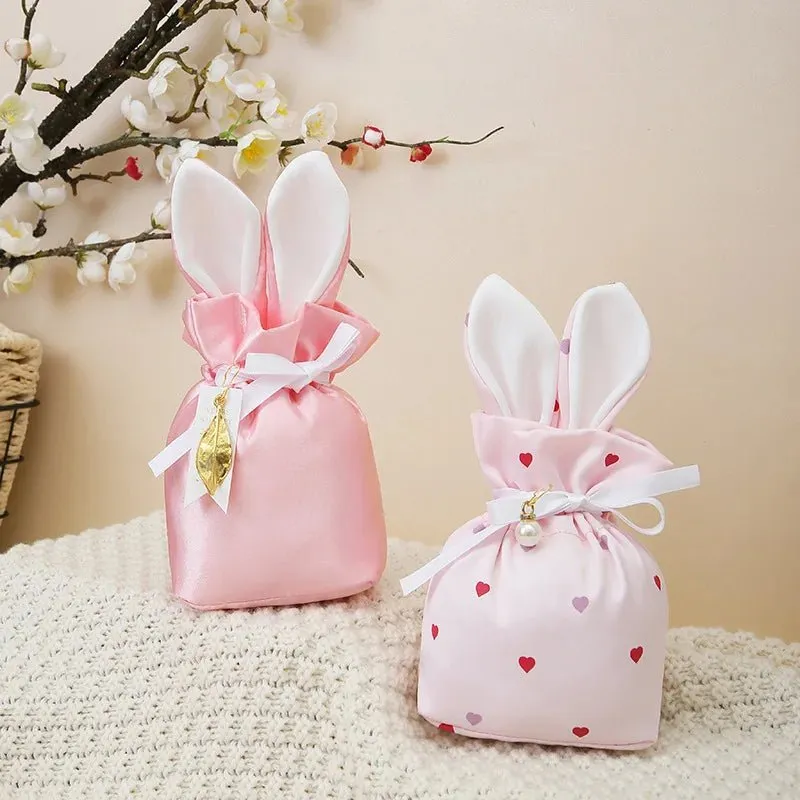 Easter Bunny Velvet Gift Bags