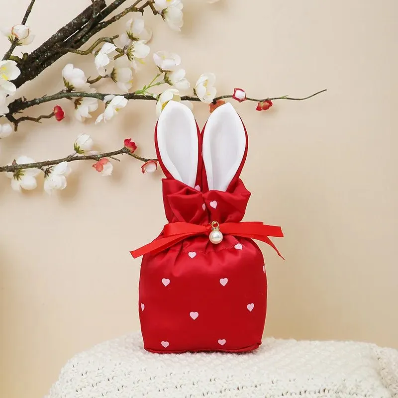 Easter Bunny Velvet Gift Bags