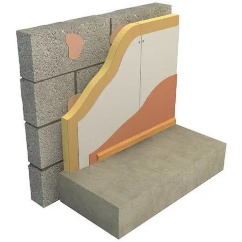 Ecotherm Insulated Plasterboard Eco-Liner PIR - 62.5mm (50mm PIR Insulation   12.5mm Plasterboard)