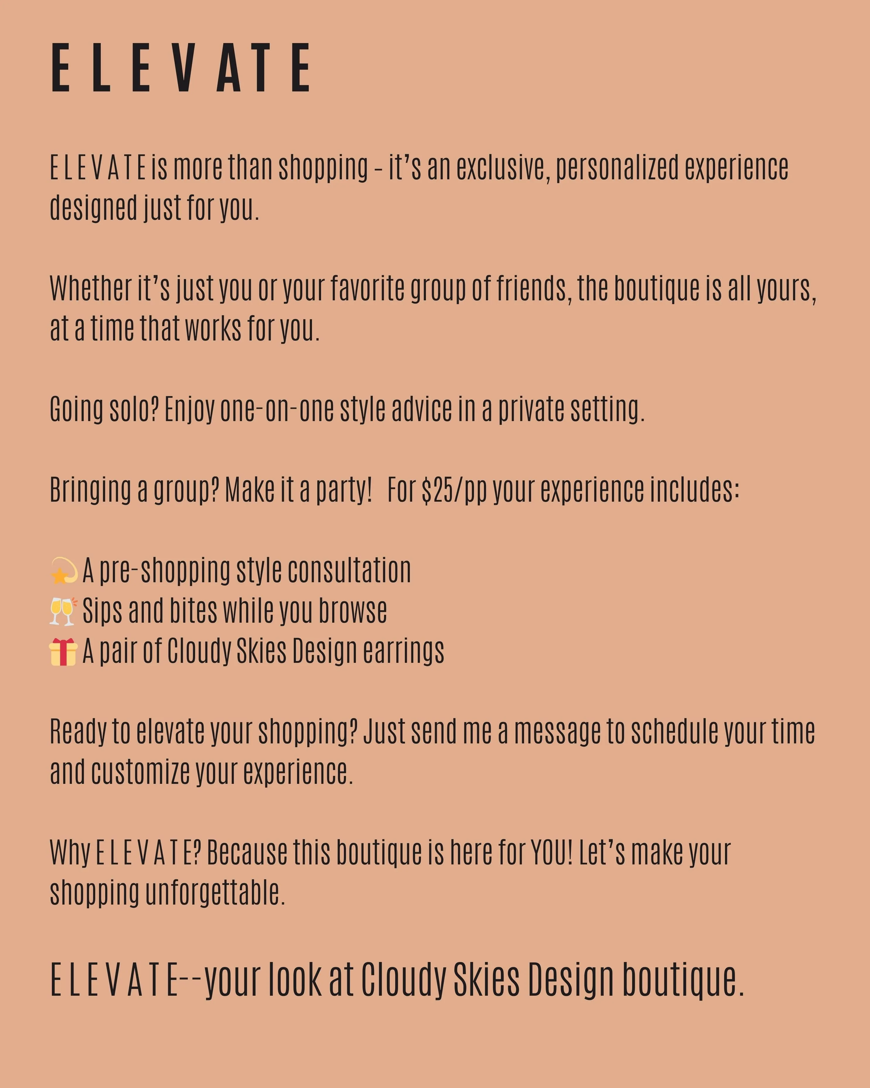 ELEVATE Shopping Experience