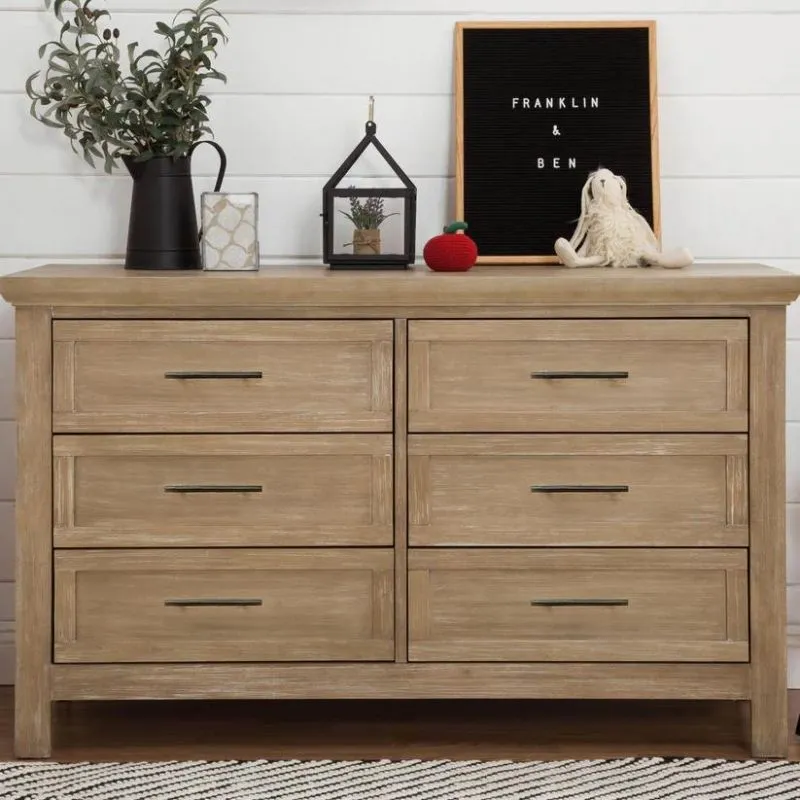 Emory Farmhouse 6-Drawer Double Dresser