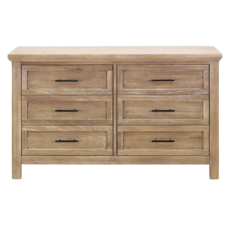Emory Farmhouse 6-Drawer Double Dresser
