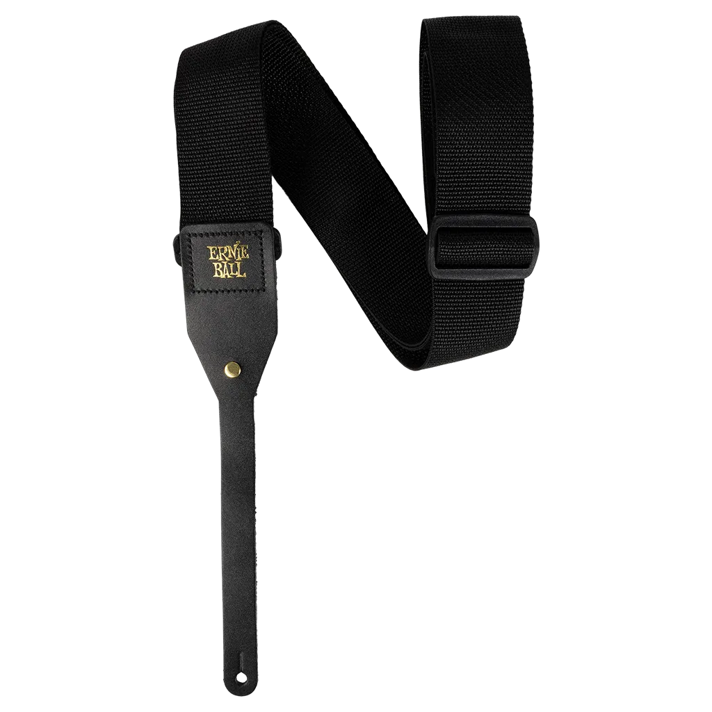 ERNIE BALL POLYPRO ACOUSTIC STRAP - BLACK